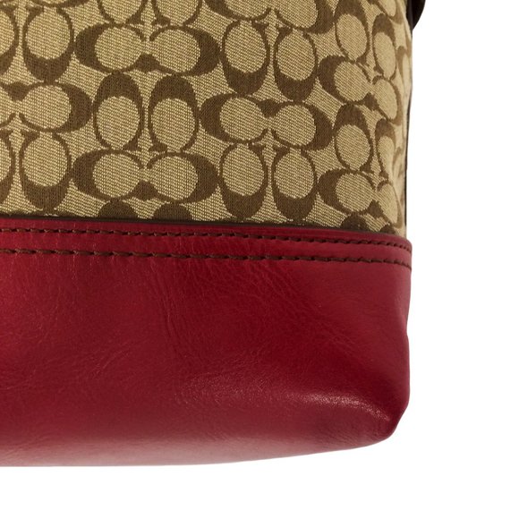 COACH 21154 Red Legacy Molly Satchel - Picture 10 of 11